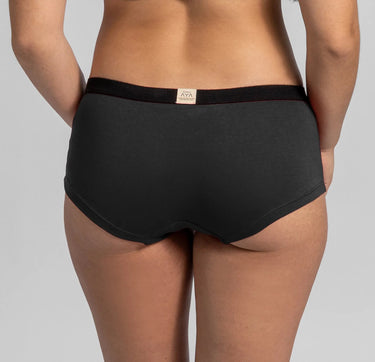 Women's Organic Pima Cotton Panties color black