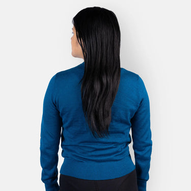womens lightweight alpaca wool sweater color teal