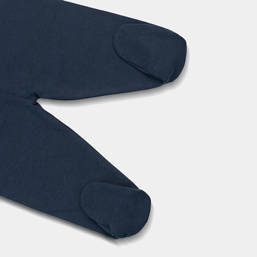 babys eco friendly pants color navy blue