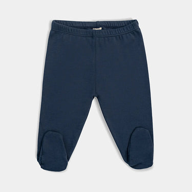 babys plastic free pants color navy blue