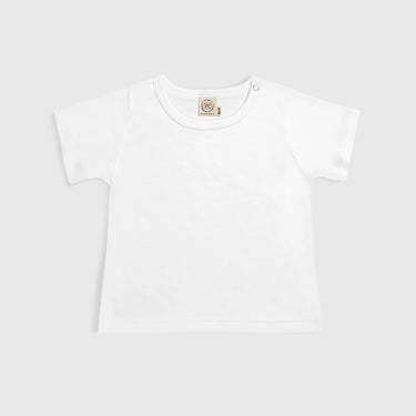 babys sustainable tee color white