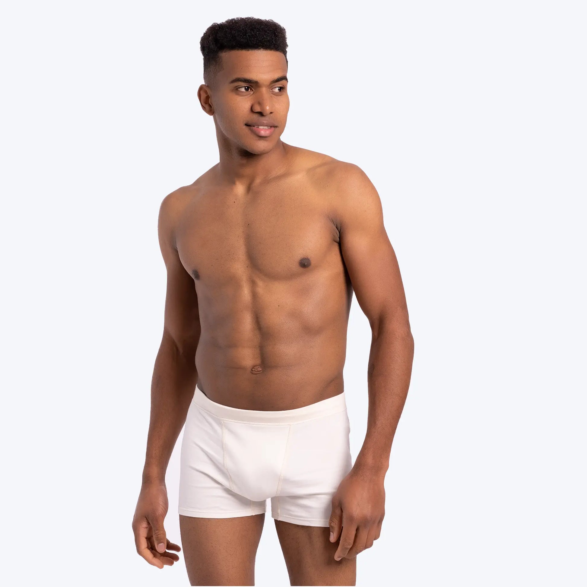 Cotton boxer shorts - White