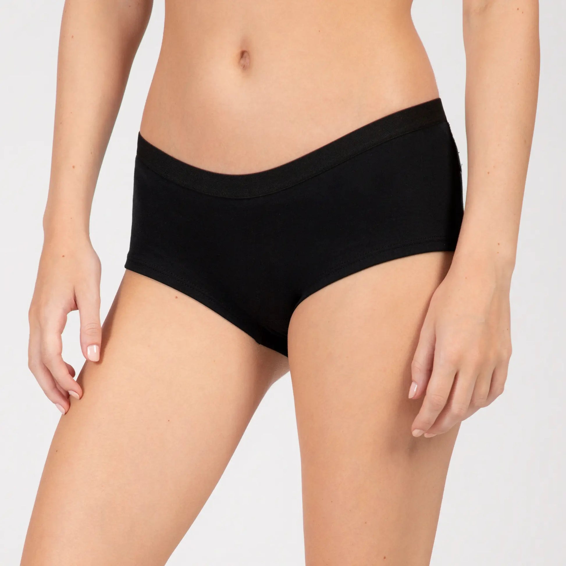 VOJOCA Women Pure Cotton Plain Anti-Bacterial Panty/Underwear/Black (Pack  of 1)-Large