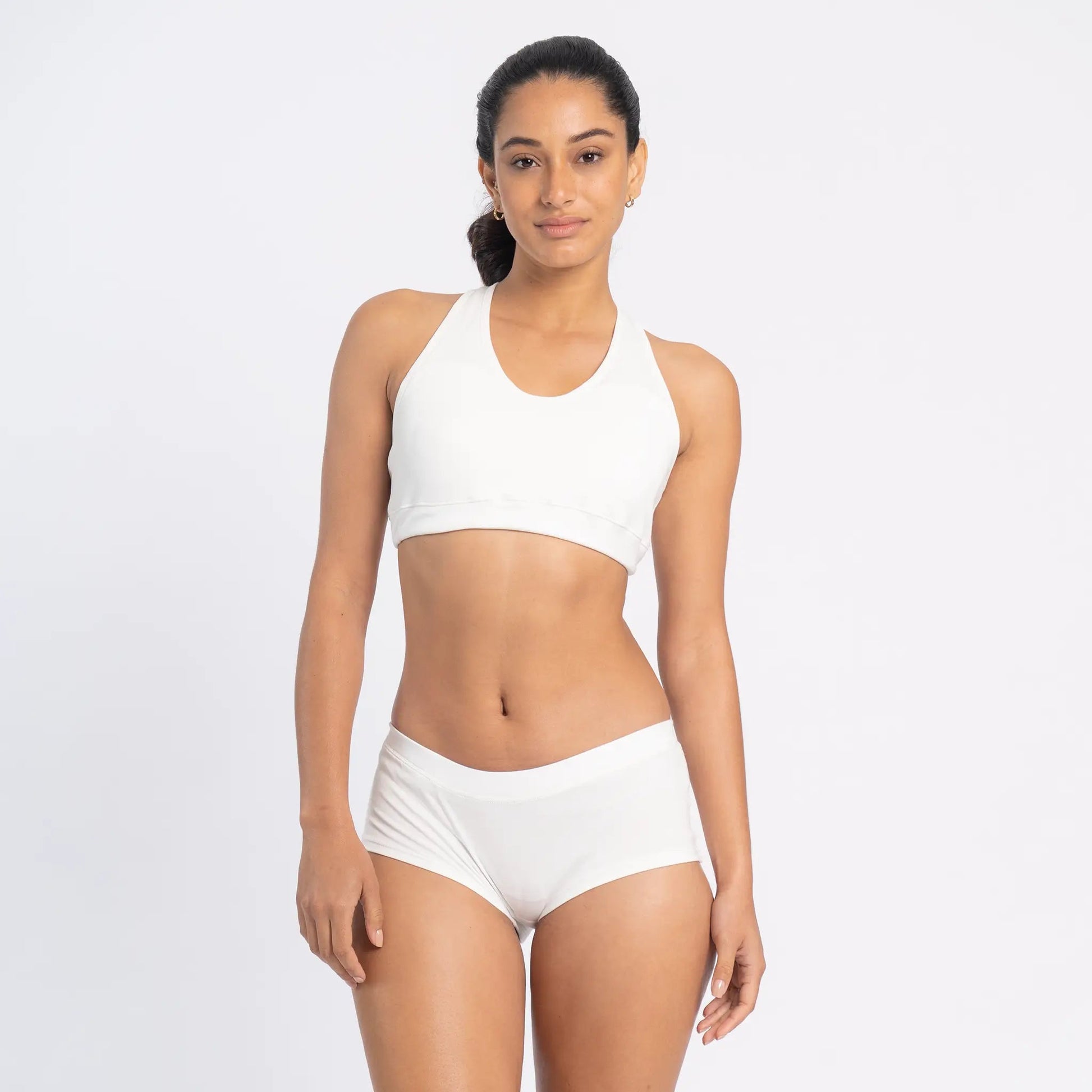 Women's Organic Pima Cotton Panties color White